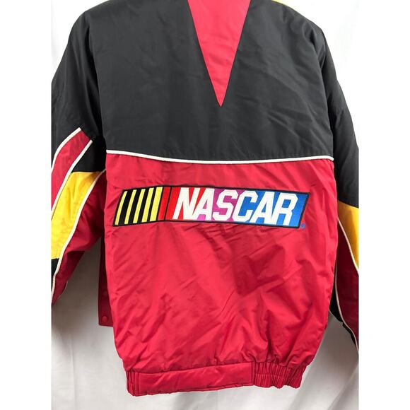 Authentic NASCAR Racing Winter Jacket Coat Embroidered Hood XXL Vintage Rare - Picture 8 of 12